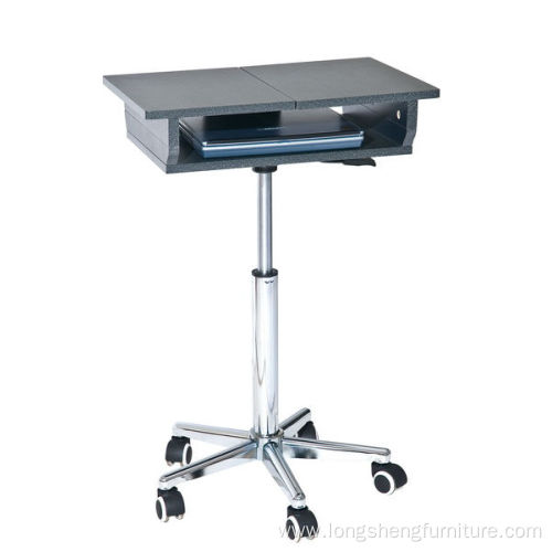 Height Adjustable Folding Laptop Table On Wheels